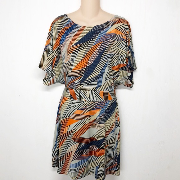 BCBGMaxAzria Dresses & Skirts - BCBGMaxazria Retro Dolman Sleeve Kimono Dress